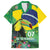 Feliz Dia Da Indepencencia Brazil Family Matching Off Shoulder Short Dress and Hawaiian Shirt Brasil Toucan Tropical Vibes - Wonder Print Shop