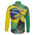 Feliz Dia Da Indepencencia Brazil Family Matching Puletasi and Hawaiian Shirt Brasil Toucan Tropical Vibes - Wonder Print Shop