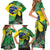 Feliz Dia Da Indepencencia Brazil Family Matching Short Sleeve Bodycon Dress and Hawaiian Shirt Brasil Toucan Tropical Vibes - Wonder Print Shop