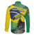 Feliz Dia Da Indepencencia Brazil Family Matching Summer Maxi Dress and Hawaiian Shirt Brasil Toucan Tropical Vibes - Wonder Print Shop
