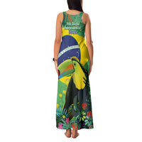 Feliz Dia Da Indepencencia Brazil Family Matching Tank Maxi Dress and Hawaiian Shirt Brasil Toucan Tropical Vibes - Wonder Print Shop