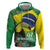 Feliz Dia Da Indepencencia Brazil Hoodie Brasil Toucan Tropical Vibes - Wonder Print Shop