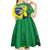 Feliz Dia Da Indepencencia Brazil Kid Short Sleeve Dress Brasil Toucan Tropical Vibes - Wonder Print Shop