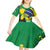 Feliz Dia Da Indepencencia Brazil Kid Short Sleeve Dress Brasil Toucan Tropical Vibes - Wonder Print Shop