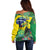 Feliz Dia Da Indepencencia Brazil Off Shoulder Sweater Brasil Toucan Tropical Vibes - Wonder Print Shop