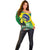 Feliz Dia Da Indepencencia Brazil Off Shoulder Sweater Brasil Toucan Tropical Vibes - Wonder Print Shop