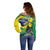 Feliz Dia Da Indepencencia Brazil Off Shoulder Sweater Brasil Toucan Tropical Vibes - Wonder Print Shop