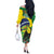 Feliz Dia Da Indepencencia Brazil Off The Shoulder Long Sleeve Dress Brasil Toucan Tropical Vibes - Wonder Print Shop
