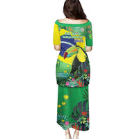 Feliz Dia Da Indepencencia Brazil Puletasi Brasil Toucan Tropical Vibes - Wonder Print Shop