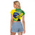Feliz Dia Da Indepencencia Brazil Raglan Cropped T Shirt Brasil Toucan Tropical Vibes - Wonder Print Shop
