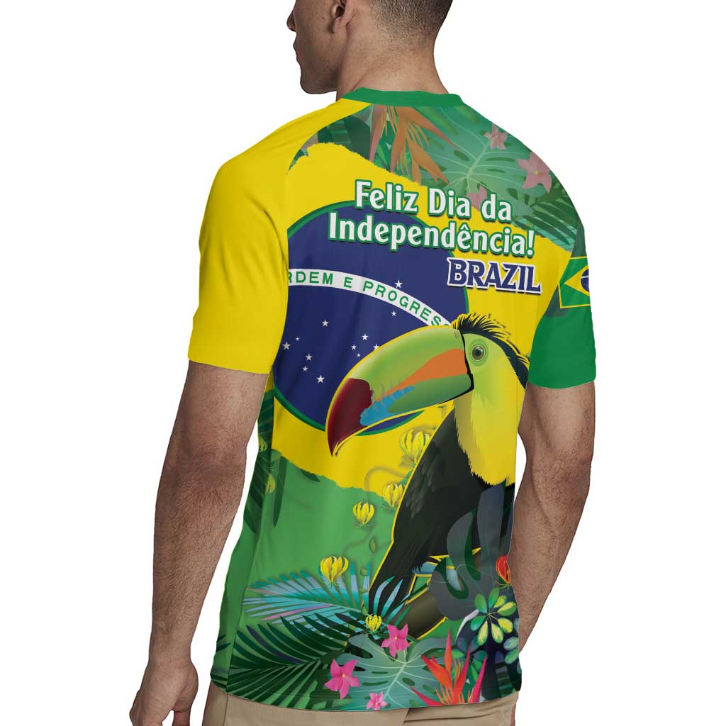Feliz Dia Da Indepencencia Brazil Rugby Jersey Brasil Toucan Tropical Vibes - Wonder Print Shop