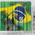 Feliz Dia Da Indepencencia Brazil Shower Curtain Brasil Toucan Tropical Vibes