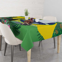 Feliz Dia Da Indepencencia Brazil Tablecloth Brasil Toucan Tropical Vibes - Wonder Print Shop