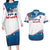 Personalized USA Rowing Couples Matching Long Sleeve Bodycon Dress and Hawaiian Shirt 2024 United States Flag Curve Style - Wonder Print Shop
