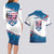Personalized USA Rowing Couples Matching Long Sleeve Bodycon Dress and Hawaiian Shirt 2024 United States Flag Curve Style - Wonder Print Shop