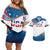 Personalized USA Rowing Couples Matching Off Shoulder Short Dress and Hawaiian Shirt 2024 United States Flag Curve Style - Wonder Print Shop