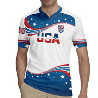 Personalized USA Rowing Rugby Jersey 2024 United States Flag Curve Style - Wonder Print Shop