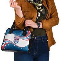 Personalized USA Rowing Shoulder Handbag 2024 United States Flag Curve Style