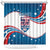 Personalized USA Rowing Shower Curtain 2024 United States Flag Curve Style