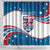 Personalized USA Rowing Shower Curtain 2024 United States Flag Curve Style