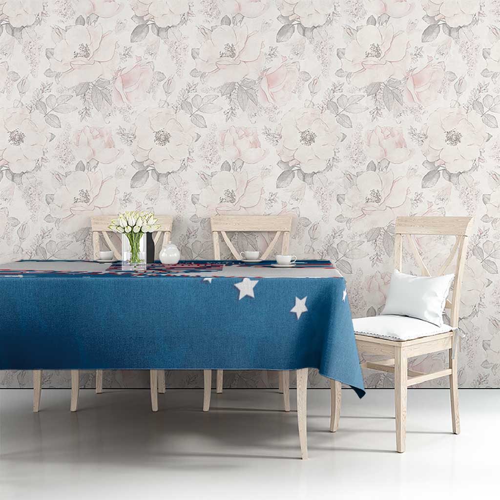 Personalized USA Rowing Tablecloth 2024 United States Flag Curve Style - Wonder Print Shop