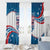 Personalized USA Rowing Window Curtain 2024 United States Flag Curve Style - Wonder Print Shop