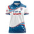 Personalized USA Rowing Women Polo Shirt 2024 United States Flag Curve Style - Wonder Print Shop