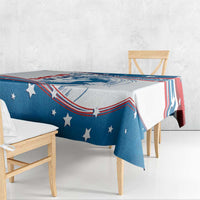 Personalized USA Surfing Tablecloth 2024 United States Flag Curve Style - Wonder Print Shop