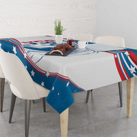 Personalized USA Surfing Tablecloth 2024 United States Flag Curve Style - Wonder Print Shop
