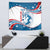 Personalized USA Surfing Tapestry 2024 United States Flag Curve Style - Wonder Print Shop