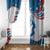 Personalized USA Surfing Window Curtain 2024 United States Flag Curve Style - Wonder Print Shop