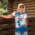 Personalized USA Surfing Women Polo Shirt 2024 United States Flag Curve Style - Wonder Print Shop