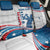 Personalized USA Golf Back Car Seat Cover 2024 United States Flag Curve Style - Wonder Print Shop