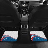Personalized USA Golf Car Mats 2024 United States Flag Curve Style - Wonder Print Shop