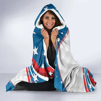 Personalized USA Golf Hooded Blanket 2024 United States Flag Curve Style