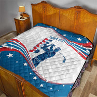 Personalized USA Golf Quilt 2024 United States Flag Curve Style - Wonder Print Shop