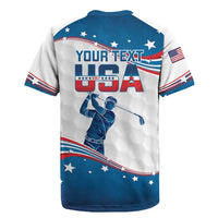 Personalized USA Golf Rugby Jersey 2024 United States Flag Curve Style - Wonder Print Shop