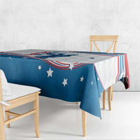 Personalized USA Golf Tablecloth 2024 United States Flag Curve Style - Wonder Print Shop