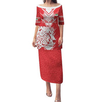 Custom Iran Football Family Matching Puletasi and Hawaiian Shirt Go Team Melli Leopard Pattern - Wonder Print Shop