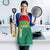 Custom Guyana Football Apron Go Golden Jaguars Green Version - Wonder Print Shop
