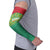 Custom Guyana Football Arm Sleeves Go Golden Jaguars Green Version - Wonder Print Shop
