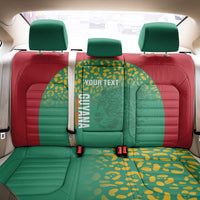 Custom Guyana Football Back Car Seat Cover Go Golden Jaguars Green Version - Wonder Print Shop