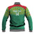 Custom Guyana Football Baseball Jacket Go Golden Jaguars Green Version - Wonder Print Shop