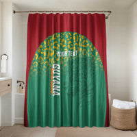 Custom Guyana Football Bathroom Set Go Golden Jaguars Green Version - Wonder Print Shop