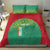 Custom Guyana Football Bedding Set Go Golden Jaguars Green Version - Wonder Print Shop