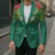 Custom Guyana Football Blazer Go Golden Jaguars Green Version - Wonder Print Shop