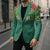 Custom Guyana Football Blazer Go Golden Jaguars Green Version - Wonder Print Shop