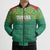 Custom Guyana Football Bomber Puffer Jacket Go Golden Jaguars Green Version - Wonder Print Shop