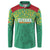 Custom Guyana Football Button Sweatshirt Go Golden Jaguars Green Version - Wonder Print Shop