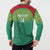 Custom Guyana Football Button Sweatshirt Go Golden Jaguars Green Version - Wonder Print Shop